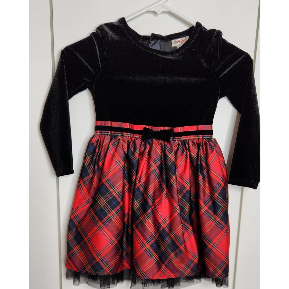 CAT & JACK Christmas Dress XS. 4/5
